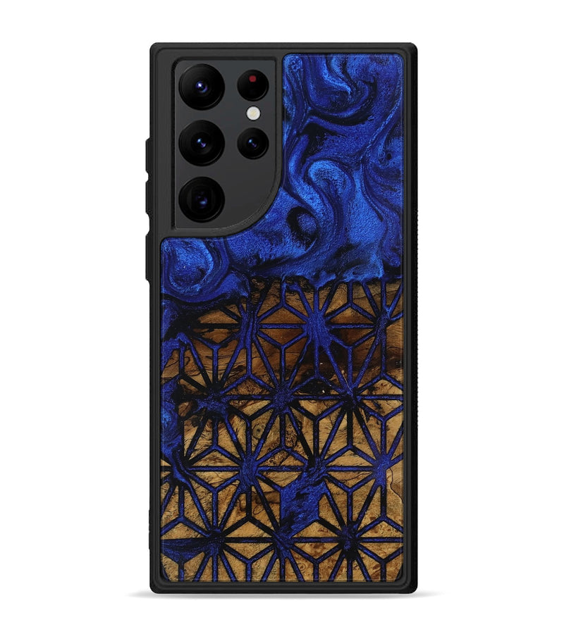 Galaxy S22 Ultra Wood Phone Case - Merry (Ancient Olive, 818734)