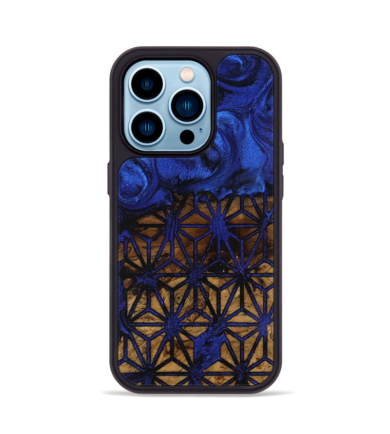 iPhone 14 Pro Wood Phone Case - Merry (Ancient Olive, 818734)