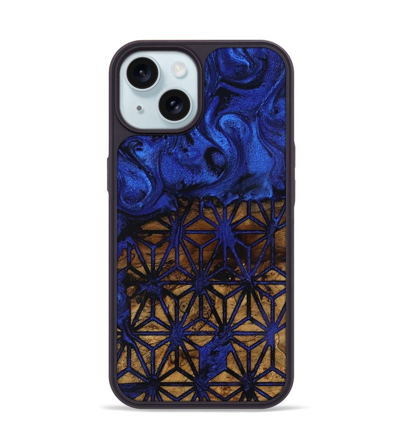 iPhone 15 Wood Phone Case - Merry (Ancient Olive, 818734)
