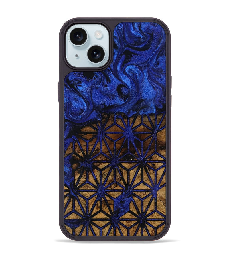 iPhone 15 Plus Wood Phone Case - Merry (Ancient Olive, 818734)