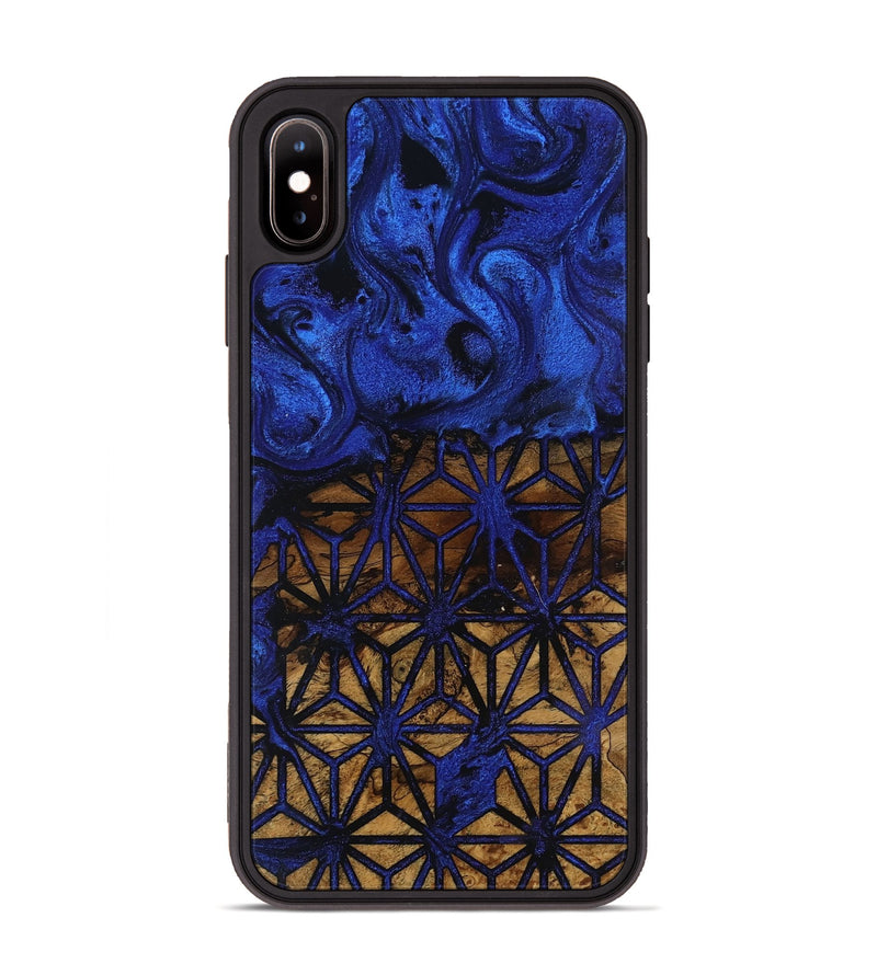 iPhone Xs Max Wood Phone Case - Merry (Ancient Olive, 818734)