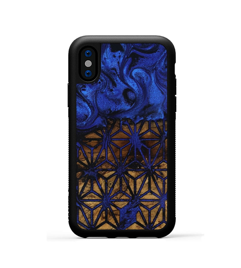 iPhone Xs Wood Phone Case - Merry (Ancient Olive, 818734)