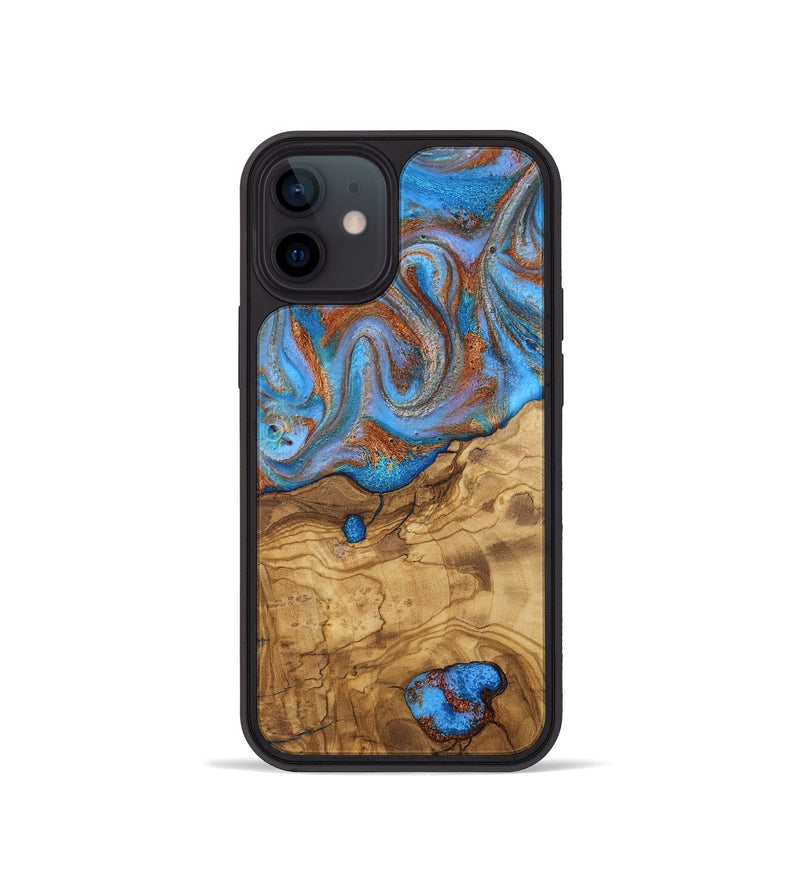 iPhone 12 mini Wood Phone Case - Galilea (Ancient Olive, 818735)