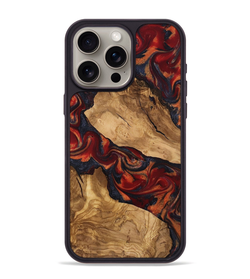 iPhone 15 Pro Max Wood Phone Case - Yahya (Ancient Olive, 818736)