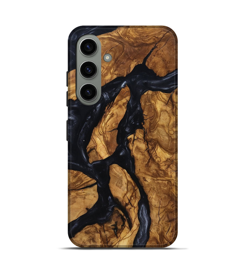 Galaxy S24 Wood Live Edge Phone Case - Jacey (Ancient Olive, 818741)