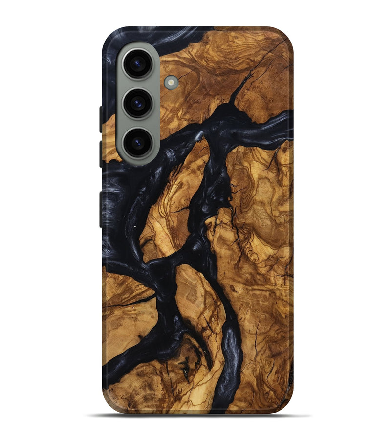 Galaxy S24 Plus Wood Live Edge Phone Case - Jacey (Ancient Olive, 818741)