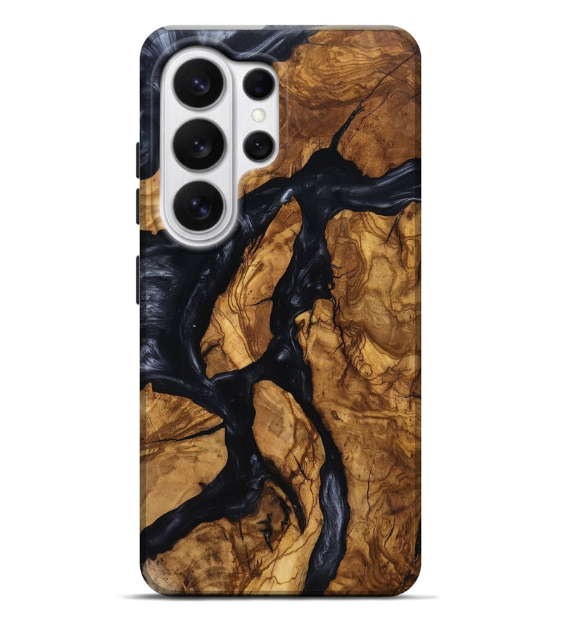 Galaxy S26 Ultra Wood Live Edge Phone Case - Jacey (Ancient Olive, 818741)