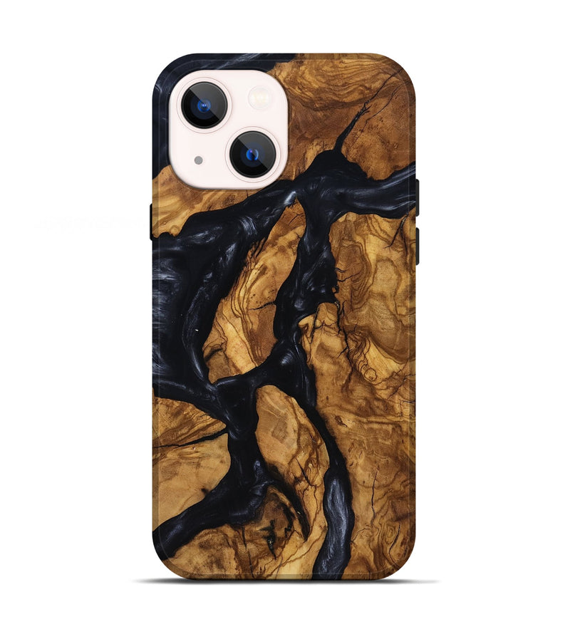 iPhone 13 Wood Live Edge Phone Case - Jacey (Ancient Olive, 818741)