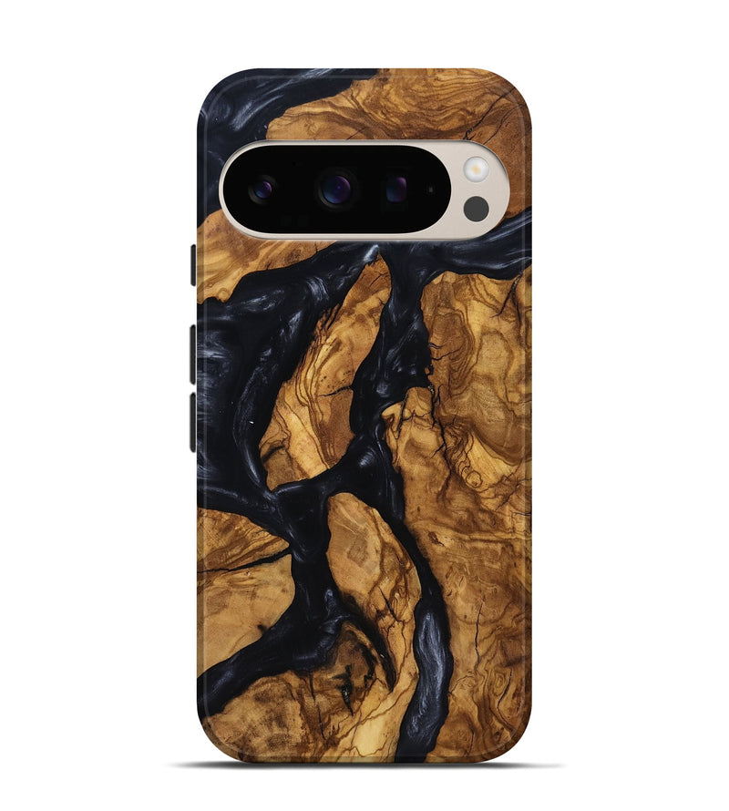 Pixel 10 Wood Live Edge Phone Case - Jacey (Ancient Olive, 818741)