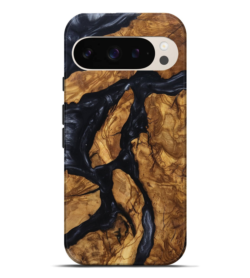 Pixel 9 Pro XL Wood Live Edge Phone Case - Jacey (Ancient Olive, 818741)