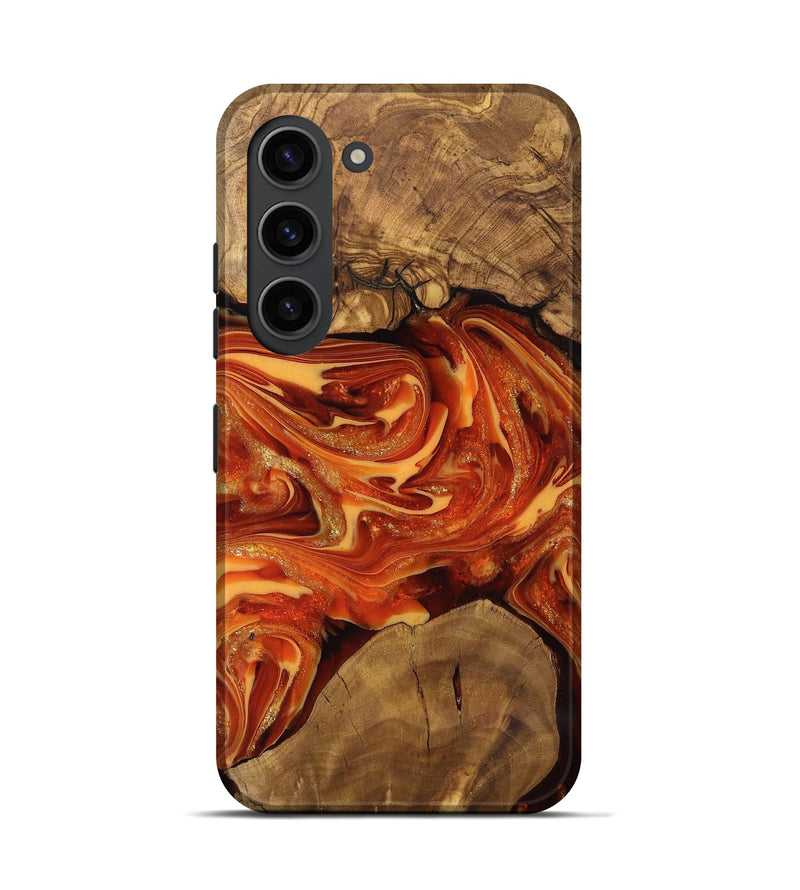 Galaxy S23 Wood Live Edge Phone Case - Dariel (Ancient Olive, 818742)