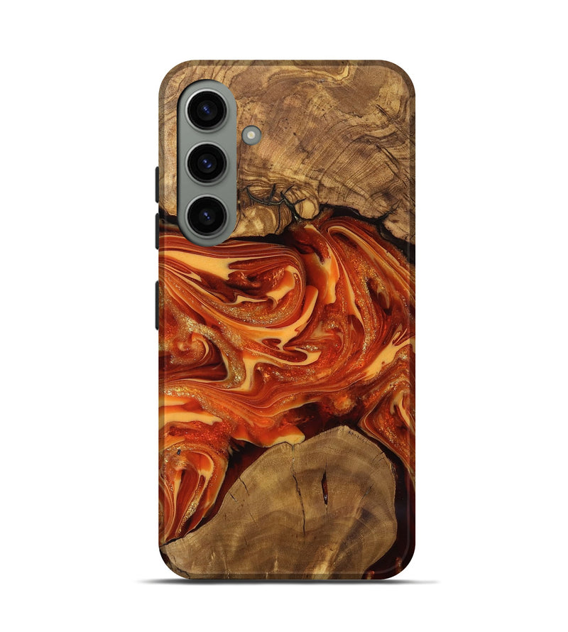 Galaxy S24 Wood Live Edge Phone Case - Dariel (Ancient Olive, 818742)