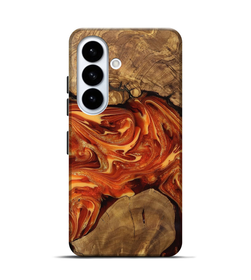 Galaxy S26 Wood Live Edge Phone Case - Dariel (Ancient Olive, 818742)