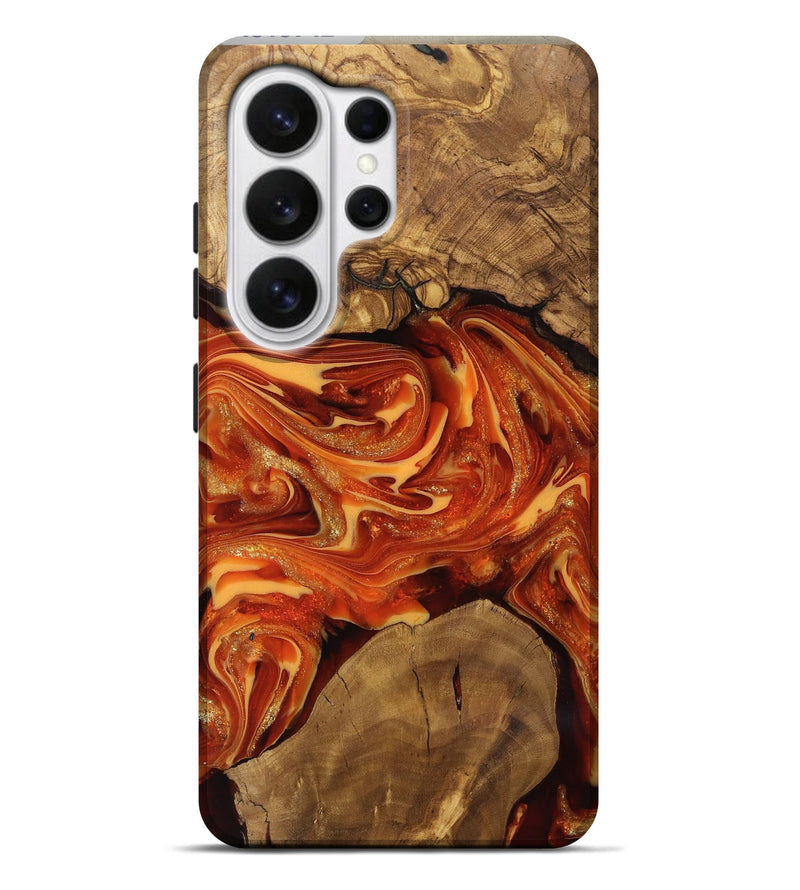 Galaxy S26 Ultra Wood Live Edge Phone Case - Dariel (Ancient Olive, 818742)