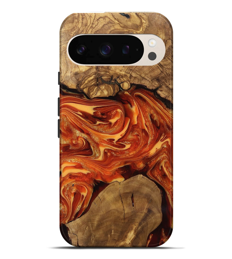 Pixel 10 Pro XL Wood Live Edge Phone Case - Dariel (Ancient Olive, 818742)