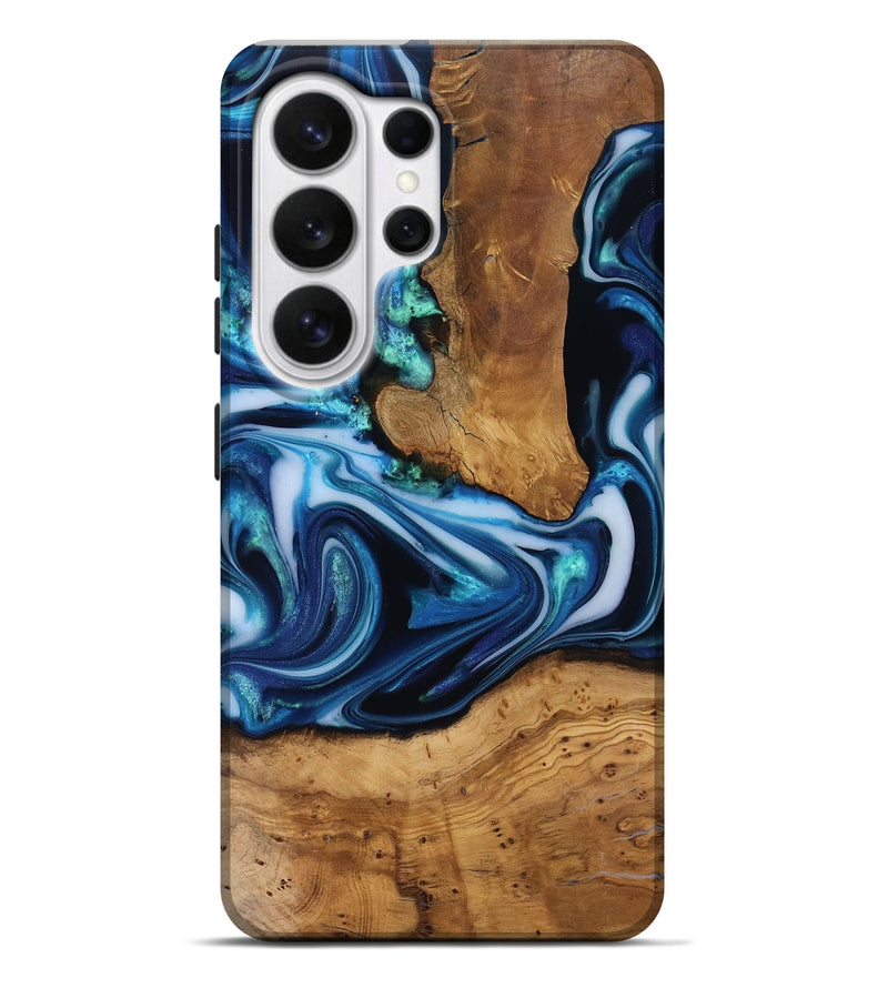 Galaxy S26 Ultra Wood Live Edge Phone Case - Quincy (Ancient Olive, 818743)