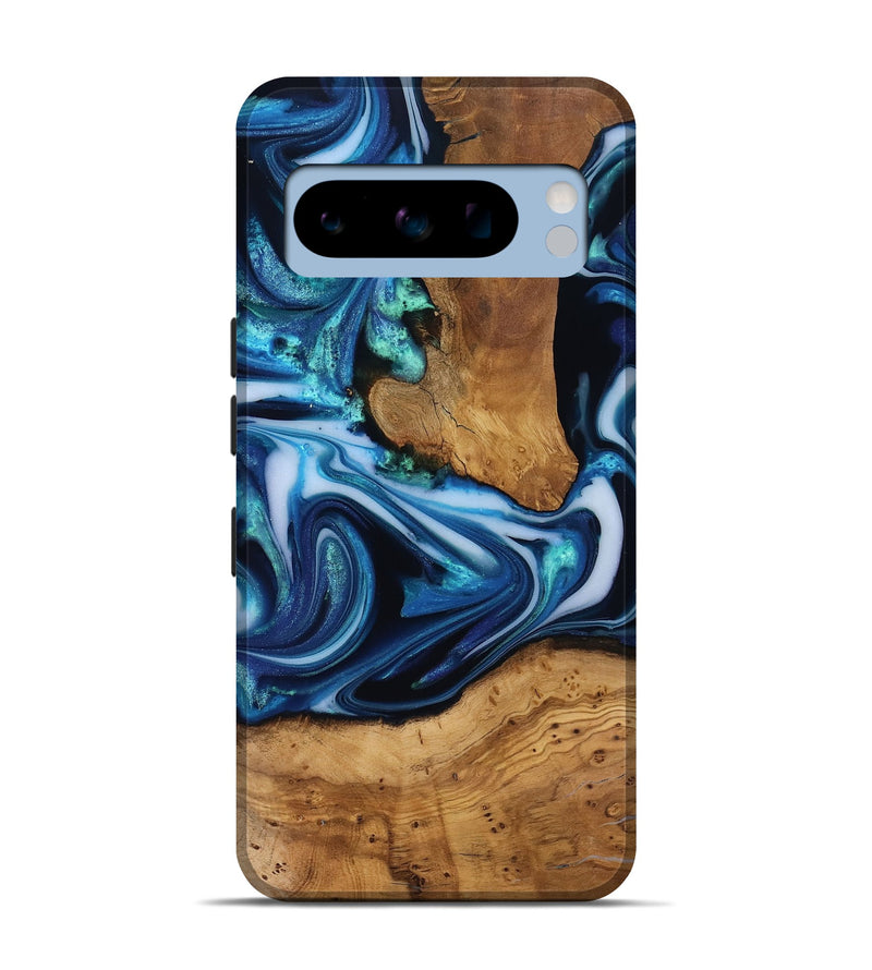 Pixel 8 Pro Wood Live Edge Phone Case - Quincy (Ancient Olive, 818743)