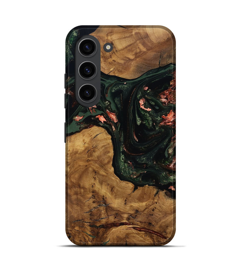 Galaxy S23 Wood Live Edge Phone Case - Sylvie (Ancient Olive, 818745)