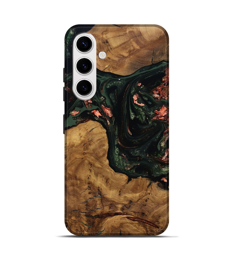 Galaxy S25 Wood Live Edge Phone Case - Sylvie (Ancient Olive, 818745)