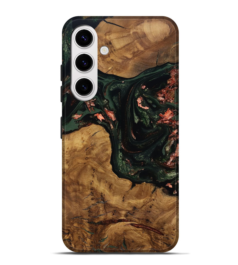 Galaxy S25 Plus Wood Live Edge Phone Case - Sylvie (Ancient Olive, 818745)