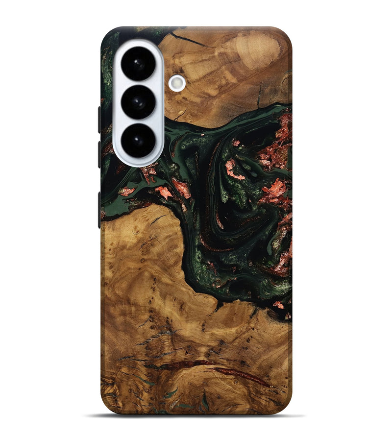 Galaxy S26 Plus Wood Live Edge Phone Case - Sylvie (Ancient Olive, 818745)