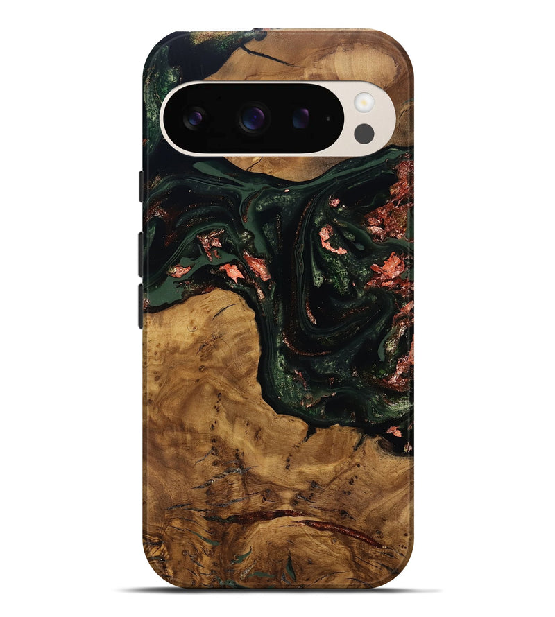 Pixel 9 Pro XL Wood Live Edge Phone Case - Sylvie (Ancient Olive, 818745)