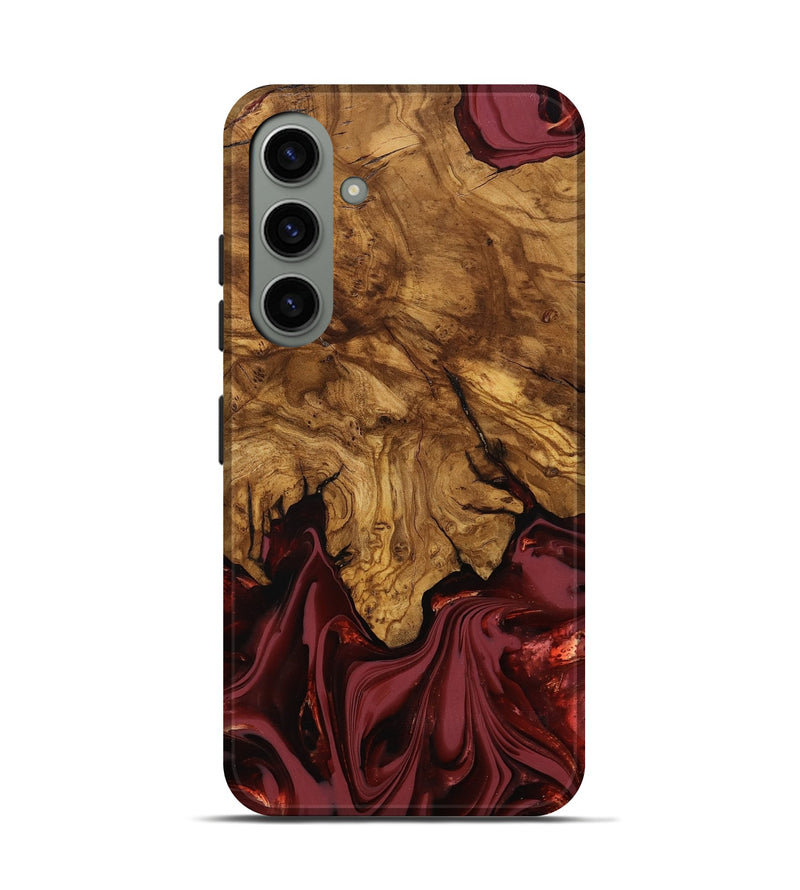 Galaxy S24 Wood Live Edge Phone Case - Booker (Ancient Olive, 818746)