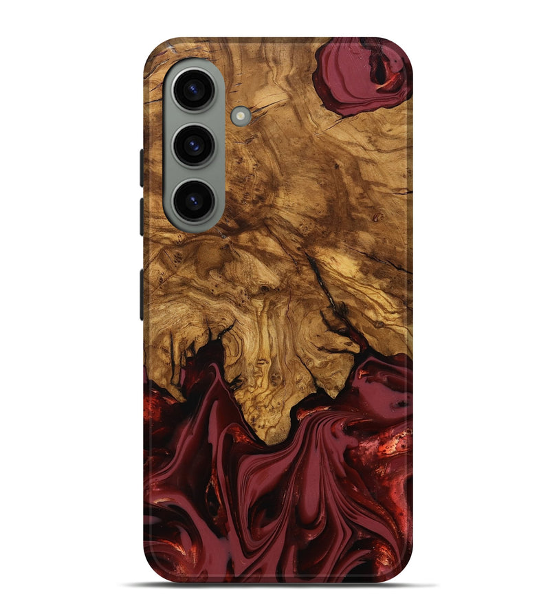 Galaxy S24 Plus Wood Live Edge Phone Case - Booker (Ancient Olive, 818746)