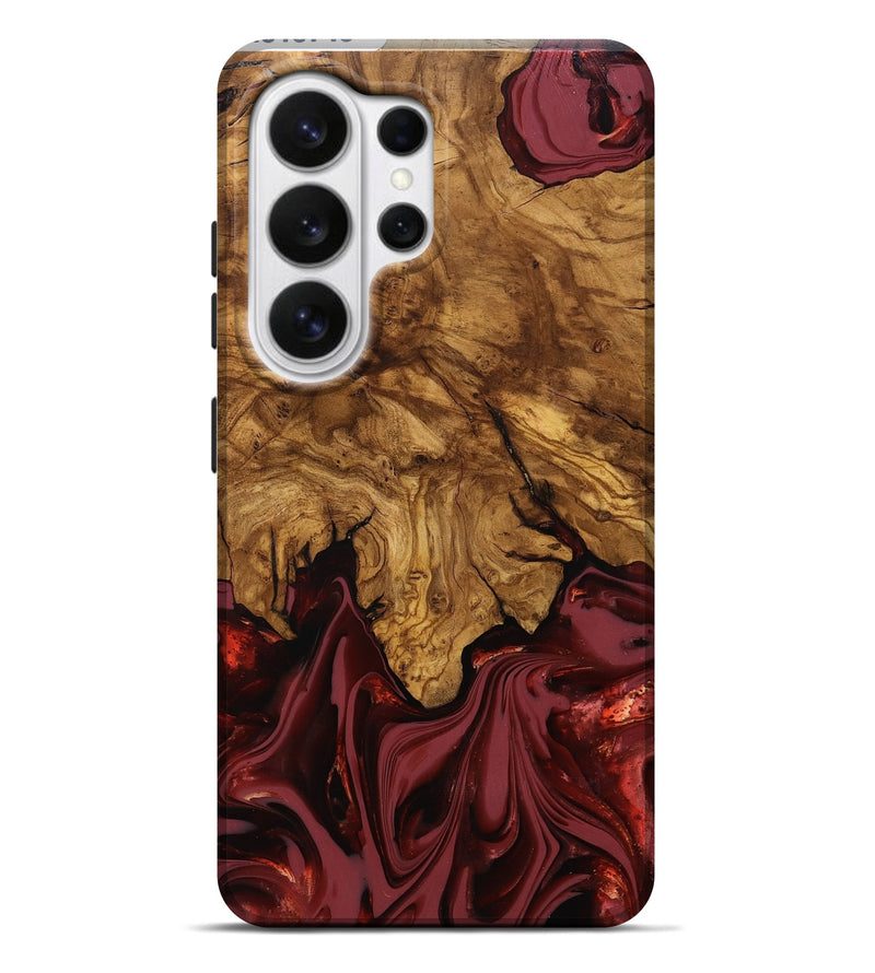 Galaxy S26 Ultra Wood Live Edge Phone Case - Booker (Ancient Olive, 818746)