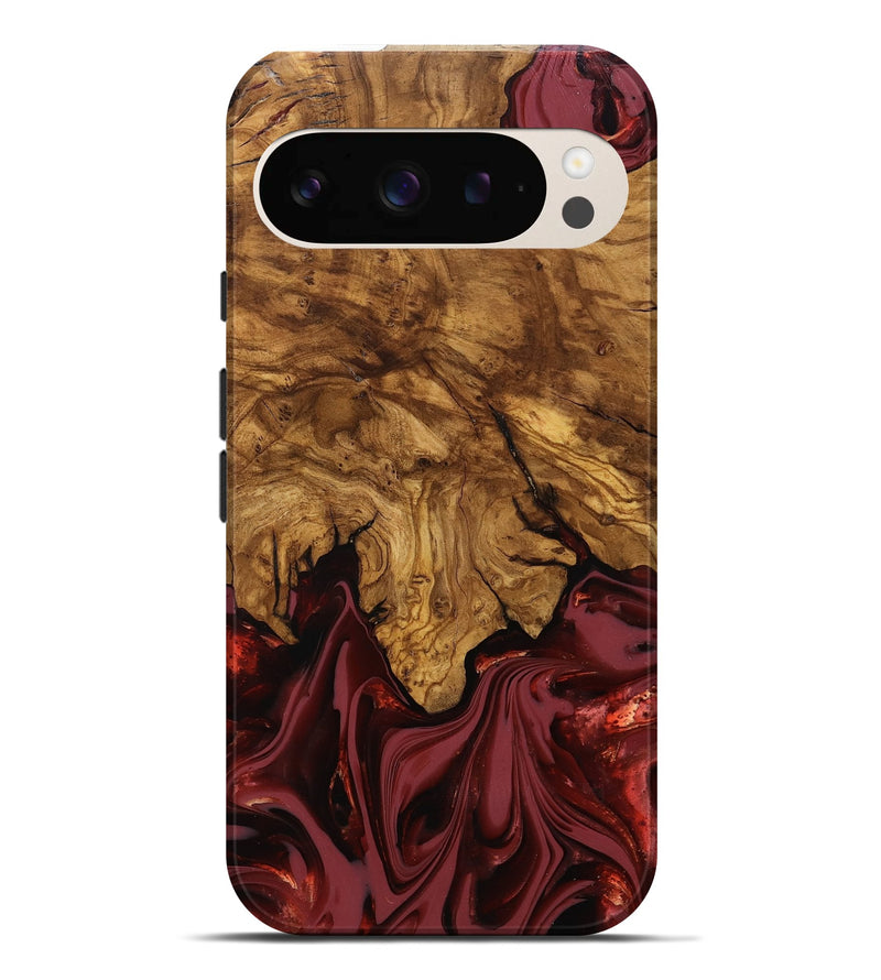 Pixel 9 Pro XL Wood Live Edge Phone Case - Booker (Ancient Olive, 818746)