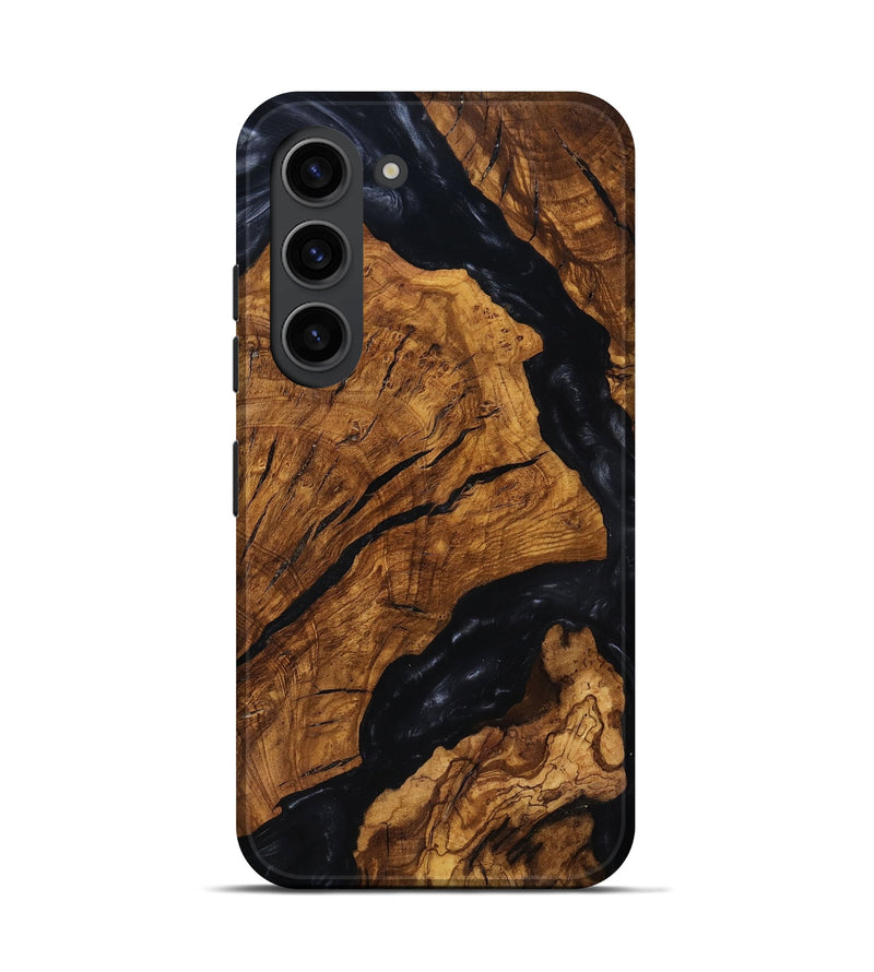 Galaxy S23 Wood Live Edge Phone Case - Boone (Ancient Olive, 818747)