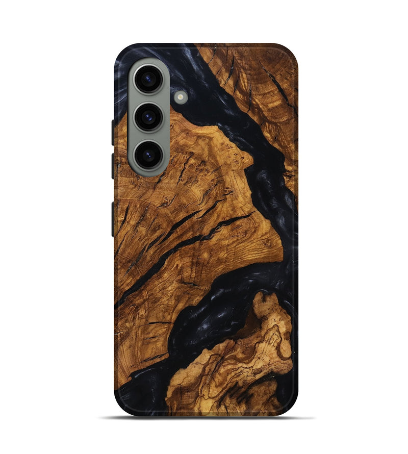 Galaxy S24 Wood Live Edge Phone Case - Boone (Ancient Olive, 818747)
