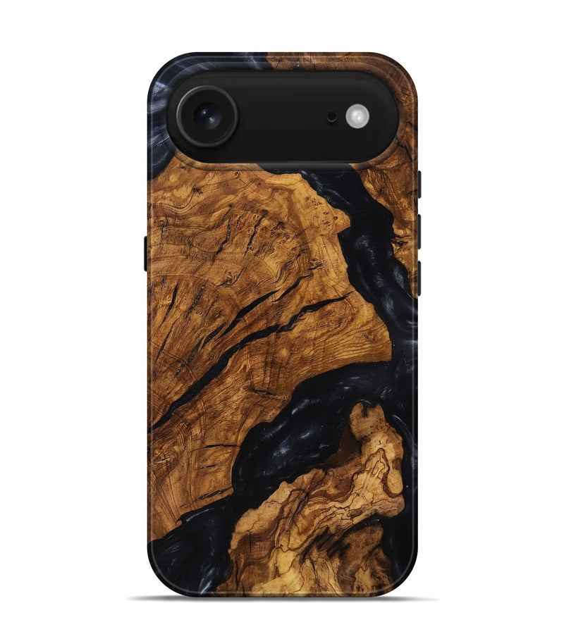 iPhone 17 Air Wood Live Edge Phone Case - Boone (Ancient Olive, 818747)