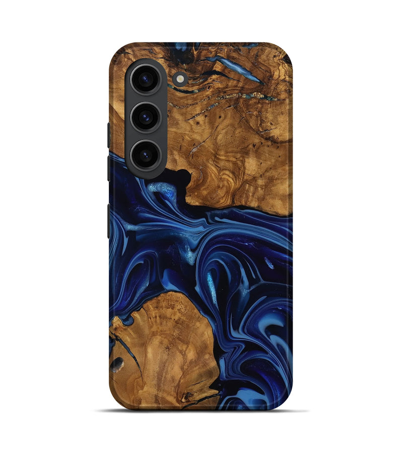 Galaxy S23 Wood Live Edge Phone Case - Baylee (Ancient Olive, 818748)