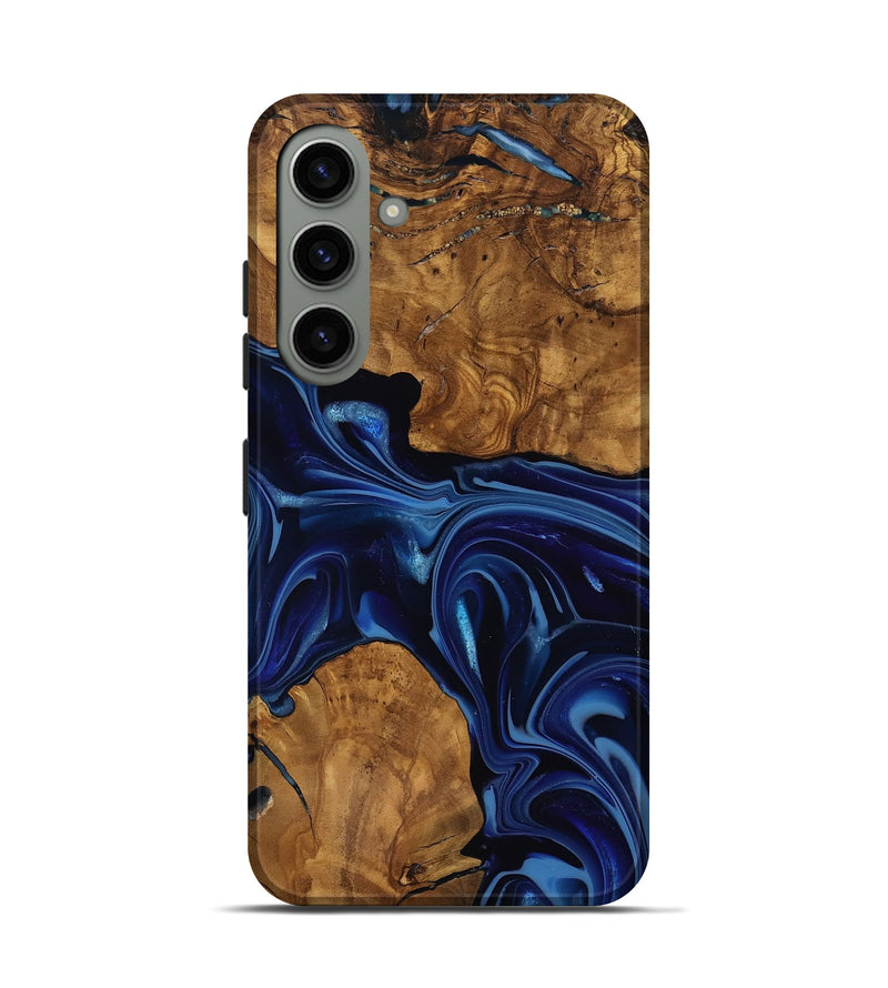 Galaxy S24 Wood Live Edge Phone Case - Baylee (Ancient Olive, 818748)