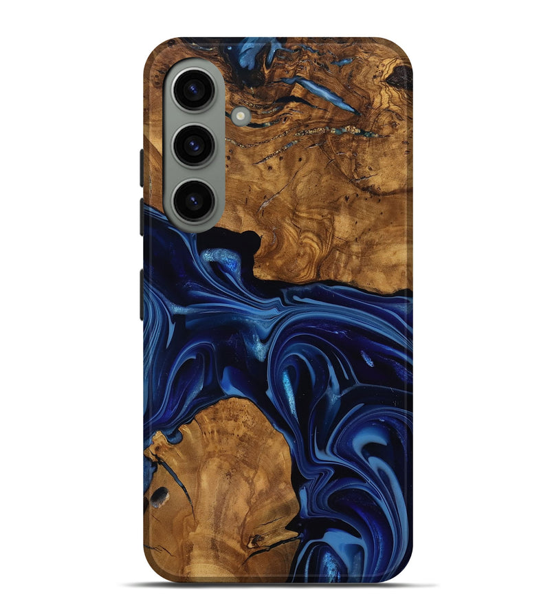 Galaxy S24 Plus Wood Live Edge Phone Case - Baylee (Ancient Olive, 818748)
