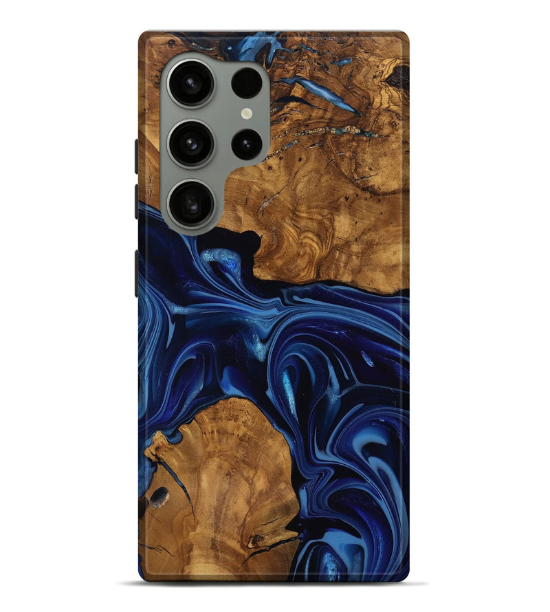 Galaxy S24 Ultra Wood Live Edge Phone Case - Baylee (Ancient Olive, 818748)