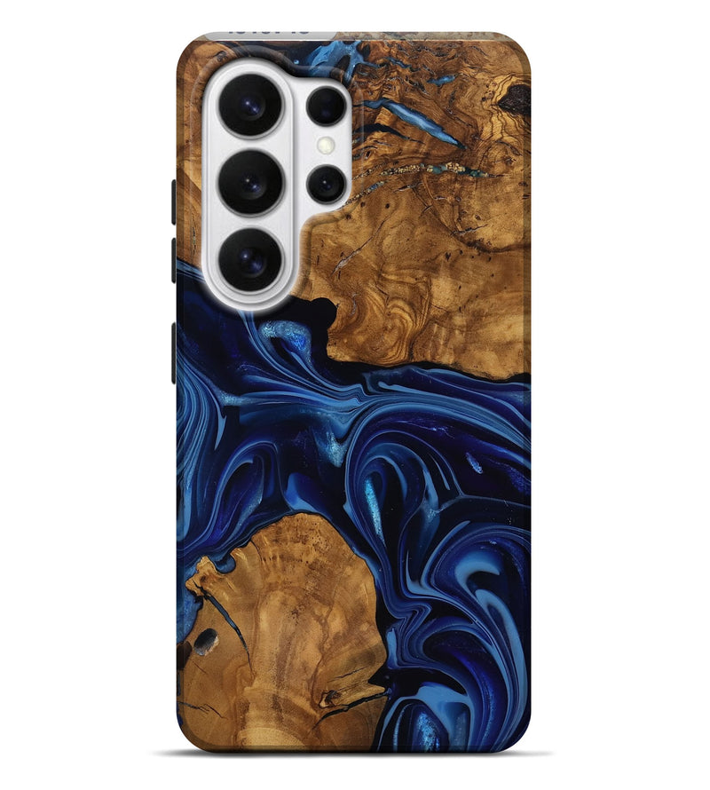 Galaxy S26 Ultra Wood Live Edge Phone Case - Baylee (Ancient Olive, 818748)