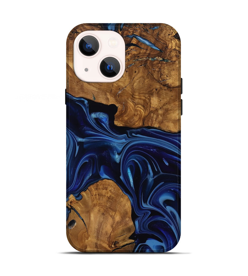 iPhone 13 Wood Live Edge Phone Case - Baylee (Ancient Olive, 818748)