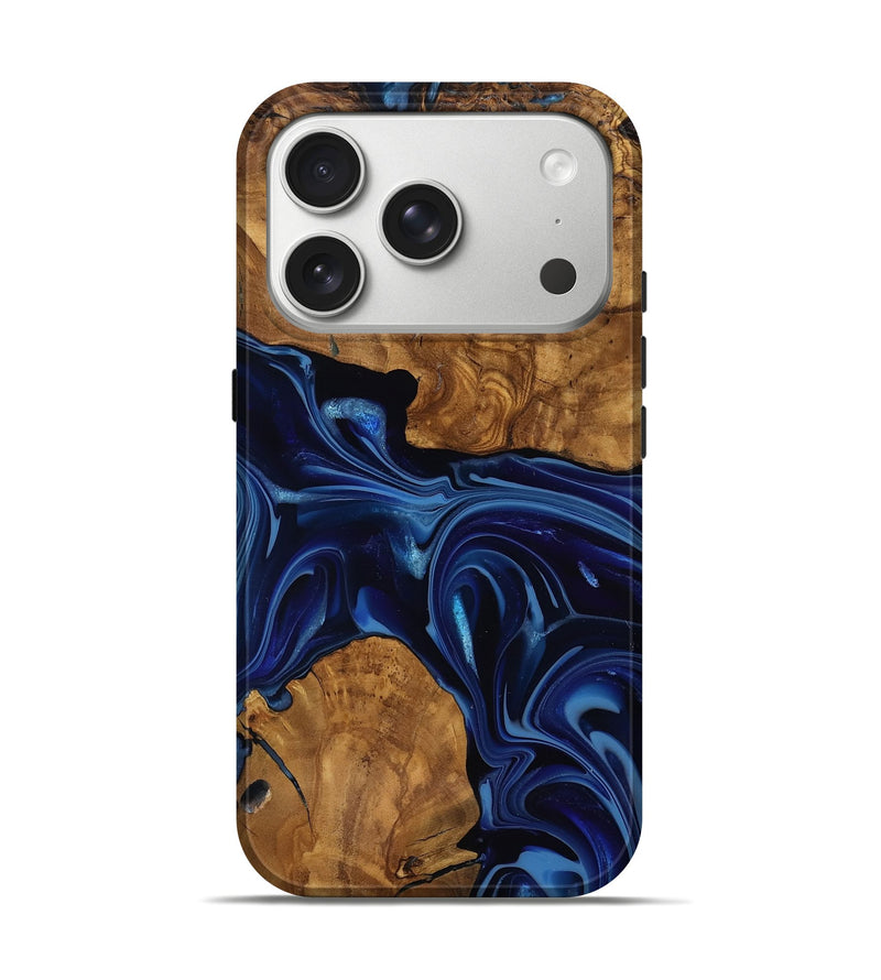iPhone 17 Pro Wood Live Edge Phone Case - Baylee (Ancient Olive, 818748)