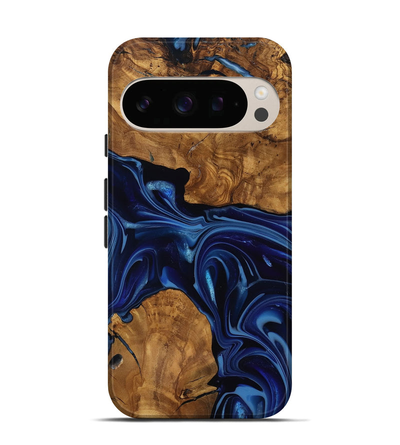 Pixel 10 Pro Wood Live Edge Phone Case - Baylee (Ancient Olive, 818748)