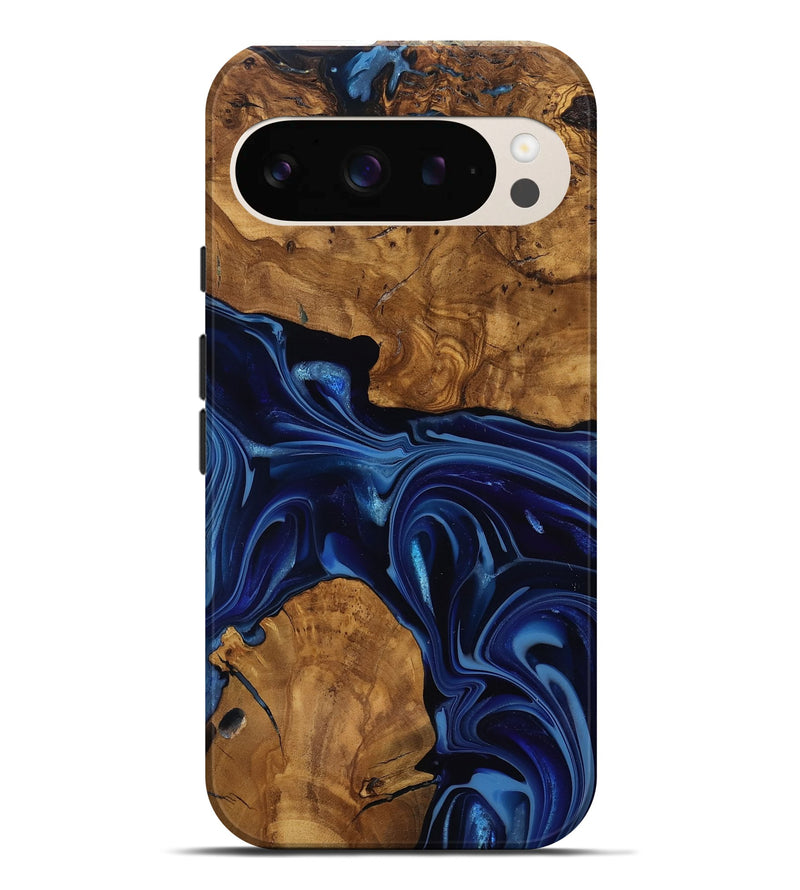 Pixel 9 Pro XL Wood Live Edge Phone Case - Baylee (Ancient Olive, 818748)