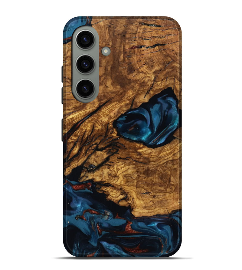 Galaxy S24 Plus Wood Live Edge Phone Case - Livia (Ancient Olive, 818749)