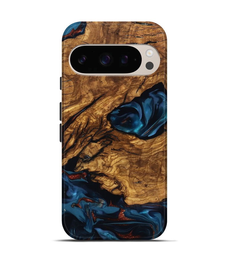Pixel 10 Pro Wood Live Edge Phone Case - Livia (Ancient Olive, 818749)