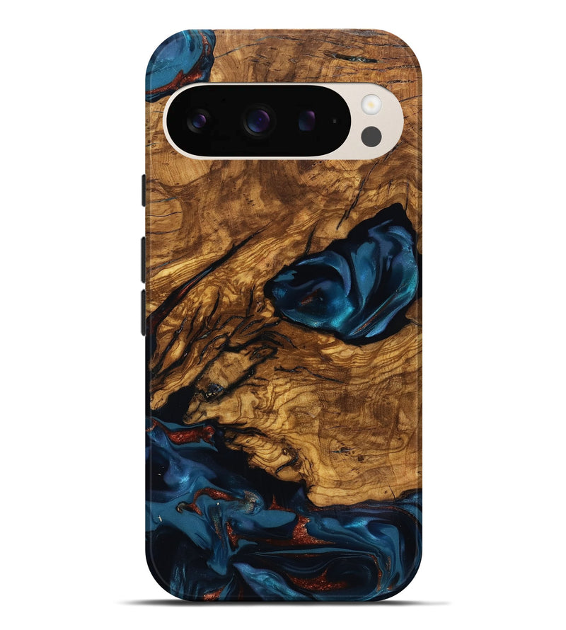 Pixel 9 Pro XL Wood Live Edge Phone Case - Livia (Ancient Olive, 818749)