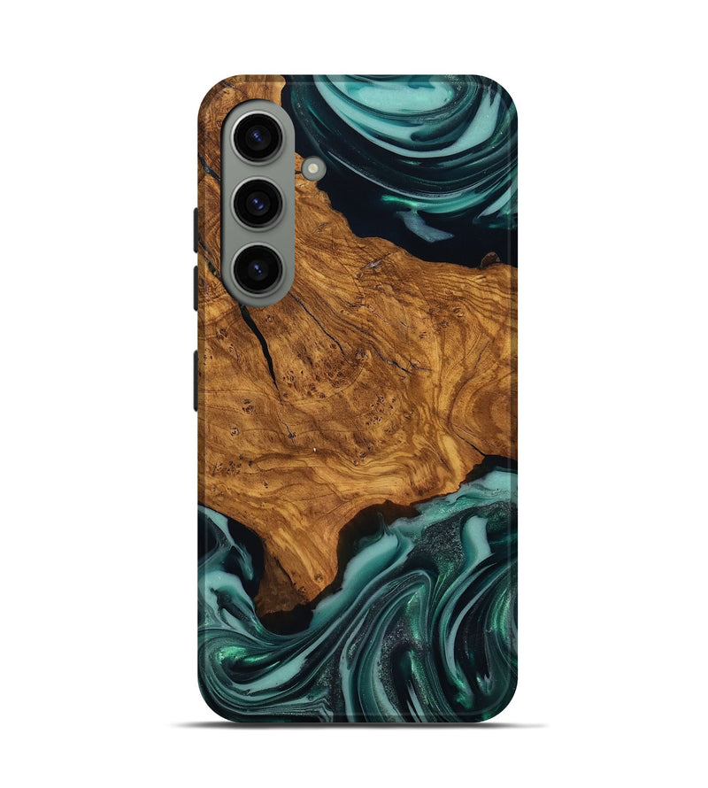 Galaxy S24 Wood Live Edge Phone Case - Koen (Ancient Olive, 818750)