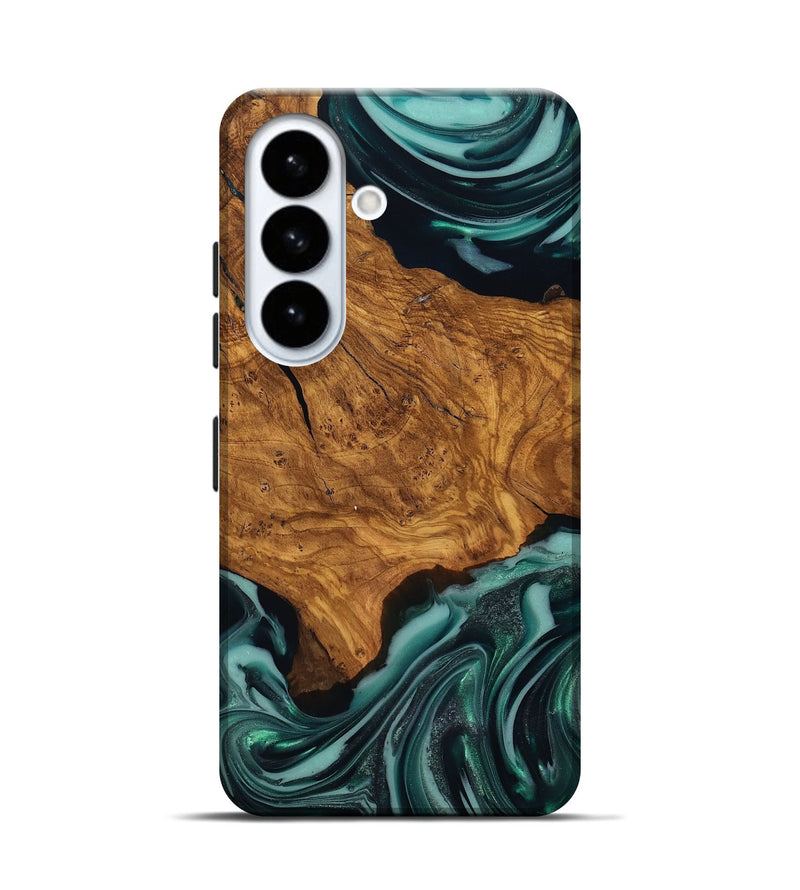 Galaxy S26 Wood Live Edge Phone Case - Koen (Ancient Olive, 818750)