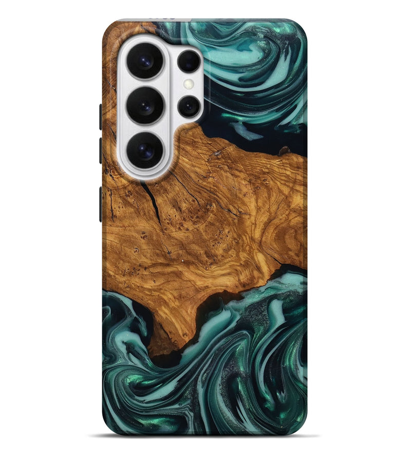 Galaxy S26 Ultra Wood Live Edge Phone Case - Koen (Ancient Olive, 818750)