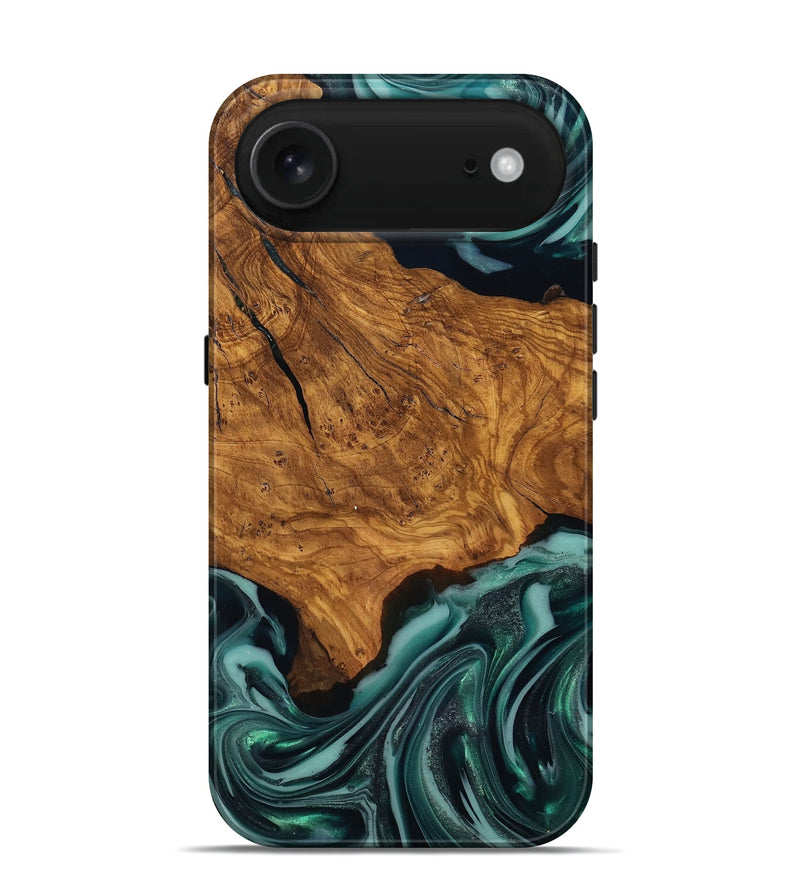 iPhone 17 Air Wood Live Edge Phone Case - Koen (Ancient Olive, 818750)