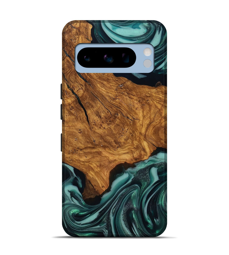 Pixel 8 Pro Wood Live Edge Phone Case - Koen (Ancient Olive, 818750)